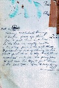 Note written by Judy Dorrough about David Dorrough